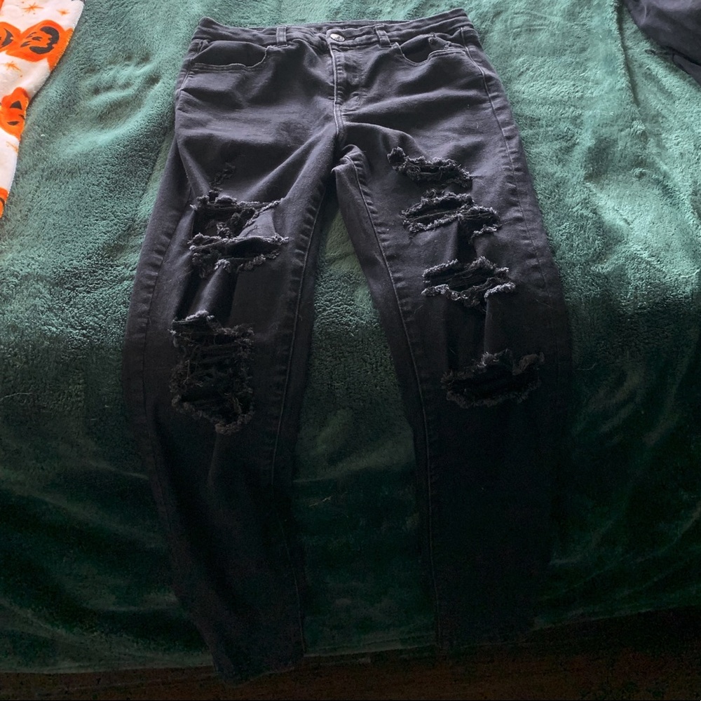 American Eagle Ne(x)t Level Stretch Ripped Skinny Jeans